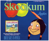 Discover Skookum Vintage Apples Label