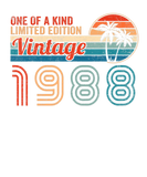 Discover Vintage 1988 34 Vintage Gifts Birthday 34 Year Old