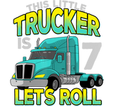 Discover 7th Birthday Boy Little Trucker Lets Roll Truck Dr