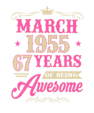 Discover March Girl 1955 T 67Th Birthday Gifts 67 Years Old
