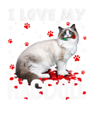 Discover Funny I Love My Ragdoll Valentine Cat Lover