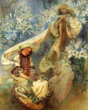 Discover Madonna Of The Lilies 1905 - Alphonse Mucha