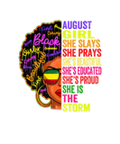 Discover Womens August Girl Slays Prays Afro Black History