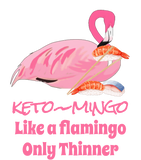 Discover Funny Keto Low Carb Lifestyle Flamingo
