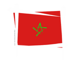 Discover Morocco Brush Flag