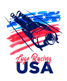Discover Luge Racing USA Support The Team T USA Flag Sleddi