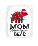 Discover Red Plaid Mom Bear Christmas Rainbow Pajama Matchi
