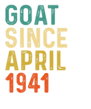 Discover 81St Birthday 81 Years Old GOAT Since April 1941