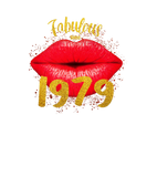 Discover Fabulous Since 1979 Birthday Women Sexy Lips 43Th