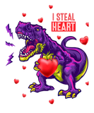 Discover I Steal Hearts Valentines Day Dinosaur Boys Valent
