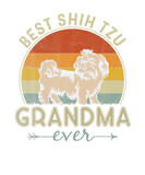 Discover Best Shih Tzu Dog Grandma Ever Retro Design Cool M