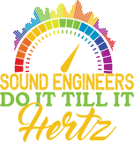 Discover Funny pun sound engineer hertz colorful