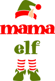 Discover Cute Funny Holiday Mama Elf Family Christmas