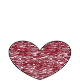 Discover Follow your Heart Cute Big Crayon Heart Design