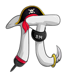 Discover Math Teacher Sailor Pirate , Funny Pi Day Men
