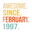 Discover Awesome Since February 1997 25Th Birthday 25 Year