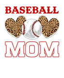 Discover Baseball Mom Heart Leopard Funny Softball Mom Moth