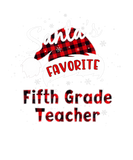 Discover Funny Santa's Favorite Fifth Grade Teacher Christm