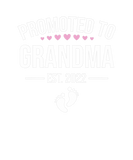 Discover Womens 1St Time Grandma EST 2022 New First Grandma