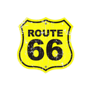 Discover Route 66 Road Street Sign Vintage Distressed