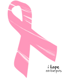 Discover i hope - pink ribbon t-srhit