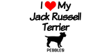 Discover CUSTOM I Love My Jack Russell Terrier Dog