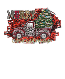 Discover Merry Christmas Farmer Girl Leopard Truck Christma