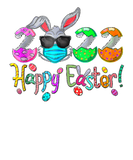 Discover Happy Easter Day 2022 Bunny With Mask Funny Rabbit
