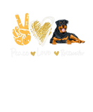 Discover Peace Love Rottweiler Dog Lovers