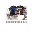 Discover Border Collie Best Dog Dad Ever Retro USA American