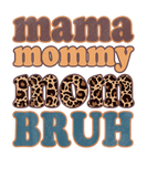 Discover Mama Mommy Mom Bruh Vintage Leopard Boys Girls Kid