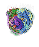 Discover Colorful Pop Art Portrait Pug Dog Mom Mama Mother'