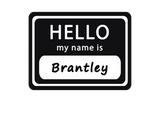 Discover Hello my name is Brantley