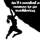 Discover reason to go bouldering t