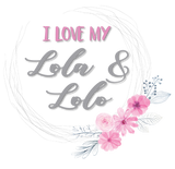 Discover I Love My Lola & Lolo Pink Wreath