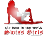 Discover Swiss Girl Silhouette Flag