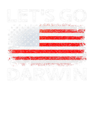 Discover Vintage Let's Go Darwin USA Flag Funny Sarcastic