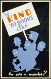 Discover Vintage Be Kind to Books Club Unisex Black