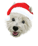 Discover West Highland Terrier Christmas Santa Hat