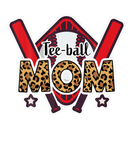Discover Ball Mom Mother's Day Teeball Mom Leopard Softball