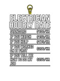 Discover Electrician Hourly Rate Funny Electrician