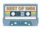 Discover The Best Of 1958 Vintage Cassette Tape 64Th Birthd