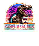 Discover Retro 80S Color Cousinsaurus T Rex Dinosaur Family