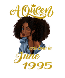 Discover A Queen Was Born In June 1995 26Th Birthday Gift
