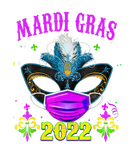 Discover Mardi Gras 2022 Funny Feathers Mask Wearing Medica