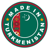 Discover product country flag label made in turkmenistan