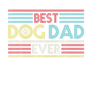 Discover Vintage Retro Best Dog Dad Ever- Pet Lover Owner F