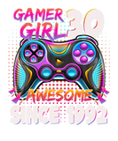 Discover Gamer Girl 30 Awesome Since 1992 Game Controller 3