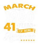 Discover Vintage March 1980 Retro 41 Years Old 41St Birthda