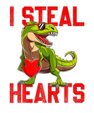 Discover I Steal Hearts Funny Dinosaurs Valentines Day Coup